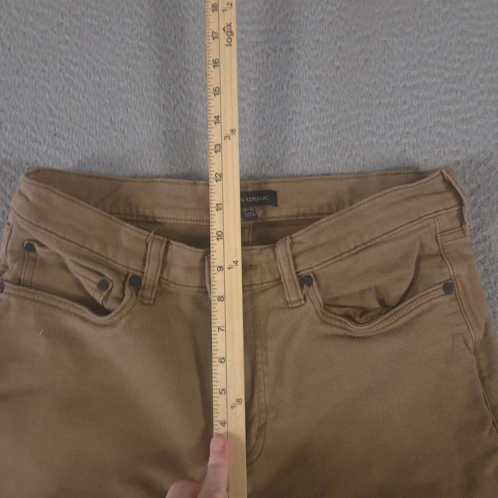 Banana Republic Pants Mens‎ 32x31 Brown Slim Travel Straight Leg Stretch Cotton